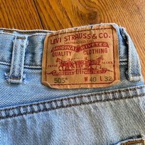 Levi’s 505 men’s size
